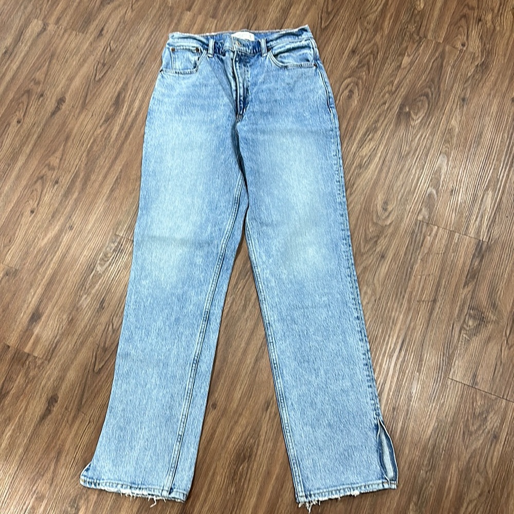 Abercrombie 90s Straight High Rise